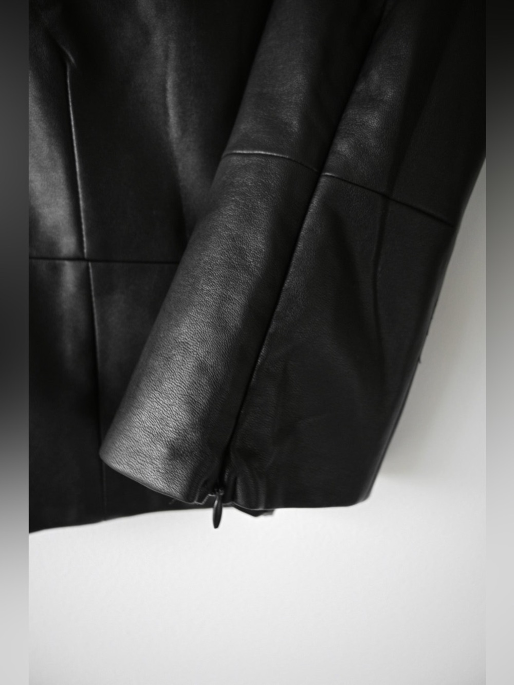 Lulu's Faux Leather Top, New with tags - Picture 8 of 9